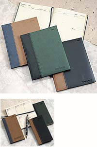 34YI/Set Duo-Tone Soft Desk Diary Set